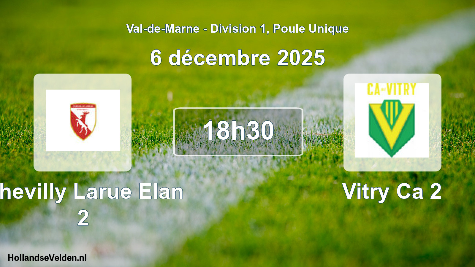 Scheduled Match: Chevilly Larue Elan 2 - Vitry Ca 2 (6 December 2025)