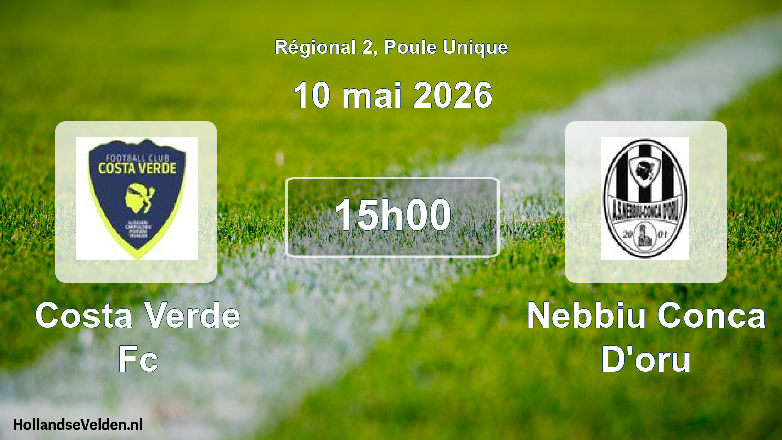 Geplande wedstrijd: Costa Verde Fc - Nebbiu Conca D'oru (10 mai 2026)