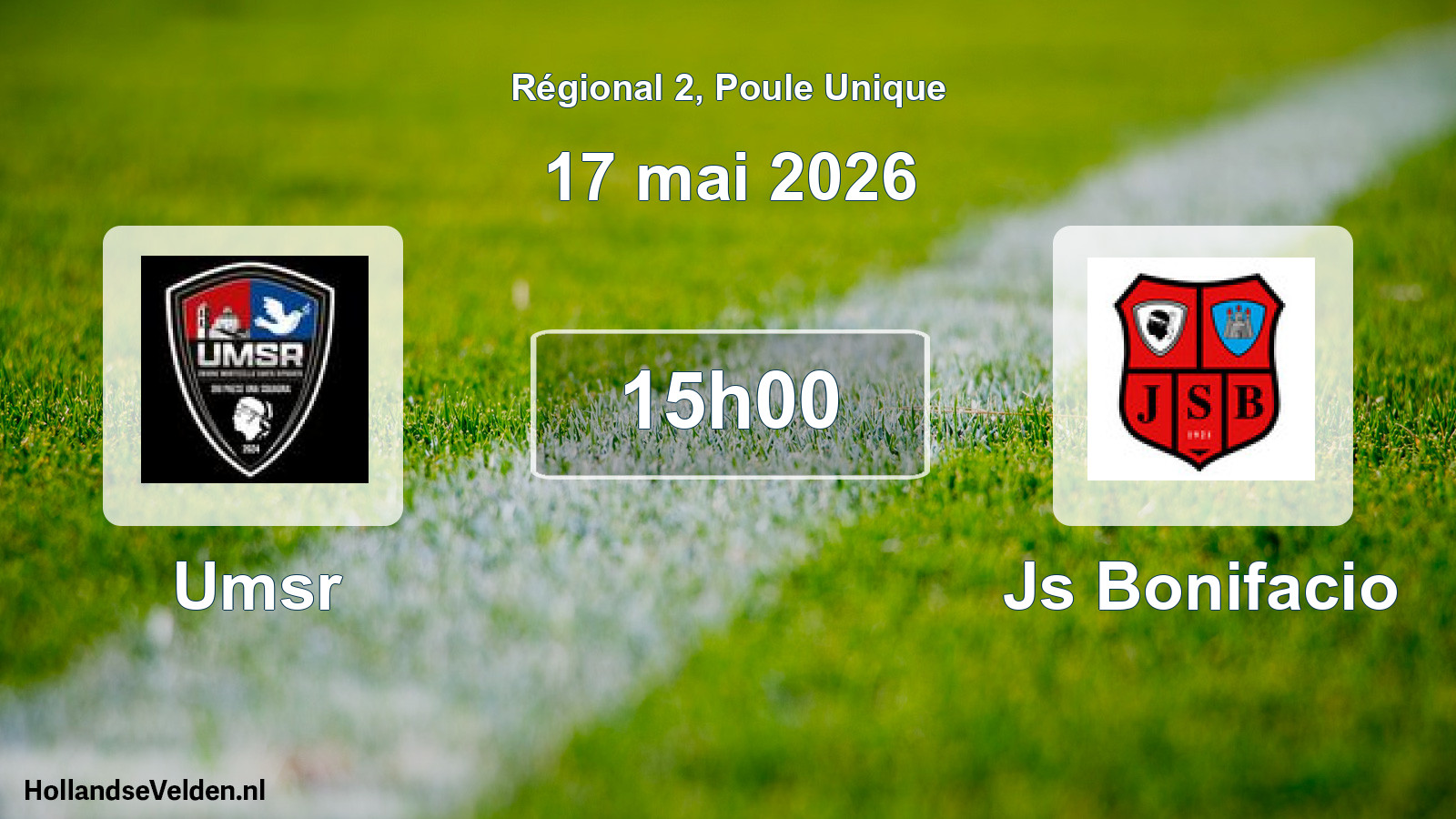 Scheduled Match: Umsr - Js Bonifacio (17 May 2026)