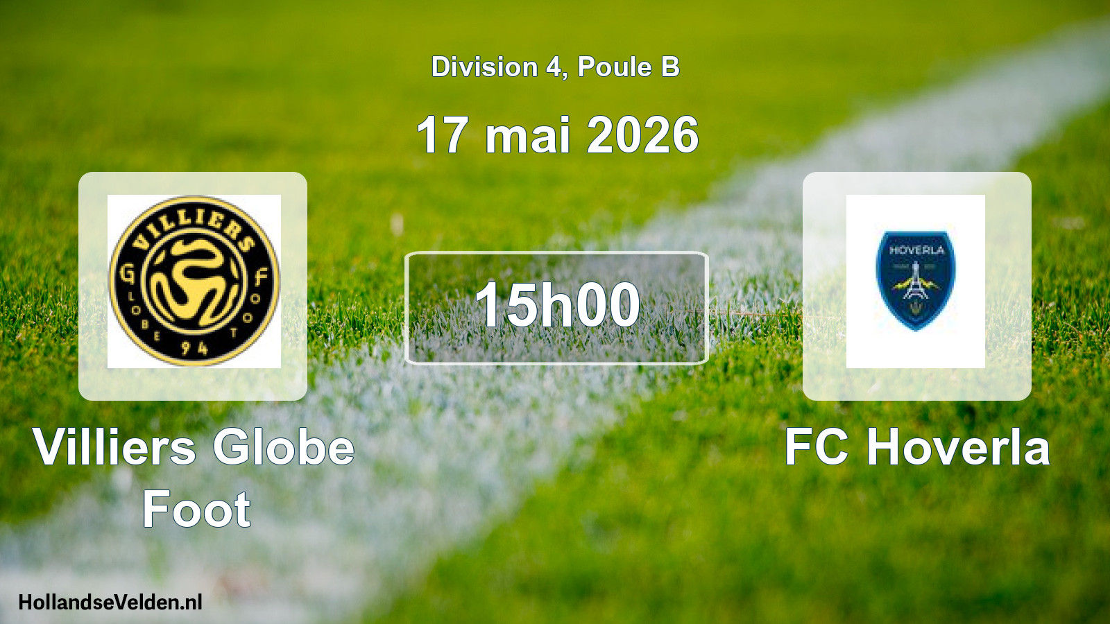 Scheduled Match: Villiers Globe Foot - FC Hoverla (17 May 2026)