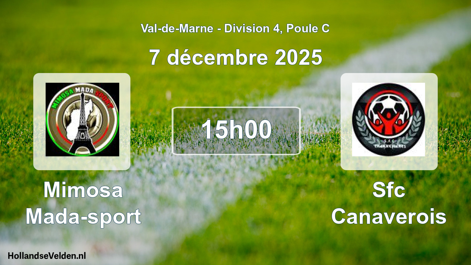 Match programmé: Mimosa Mada-sport - Sfc Canaverois (7 décembre 2025)