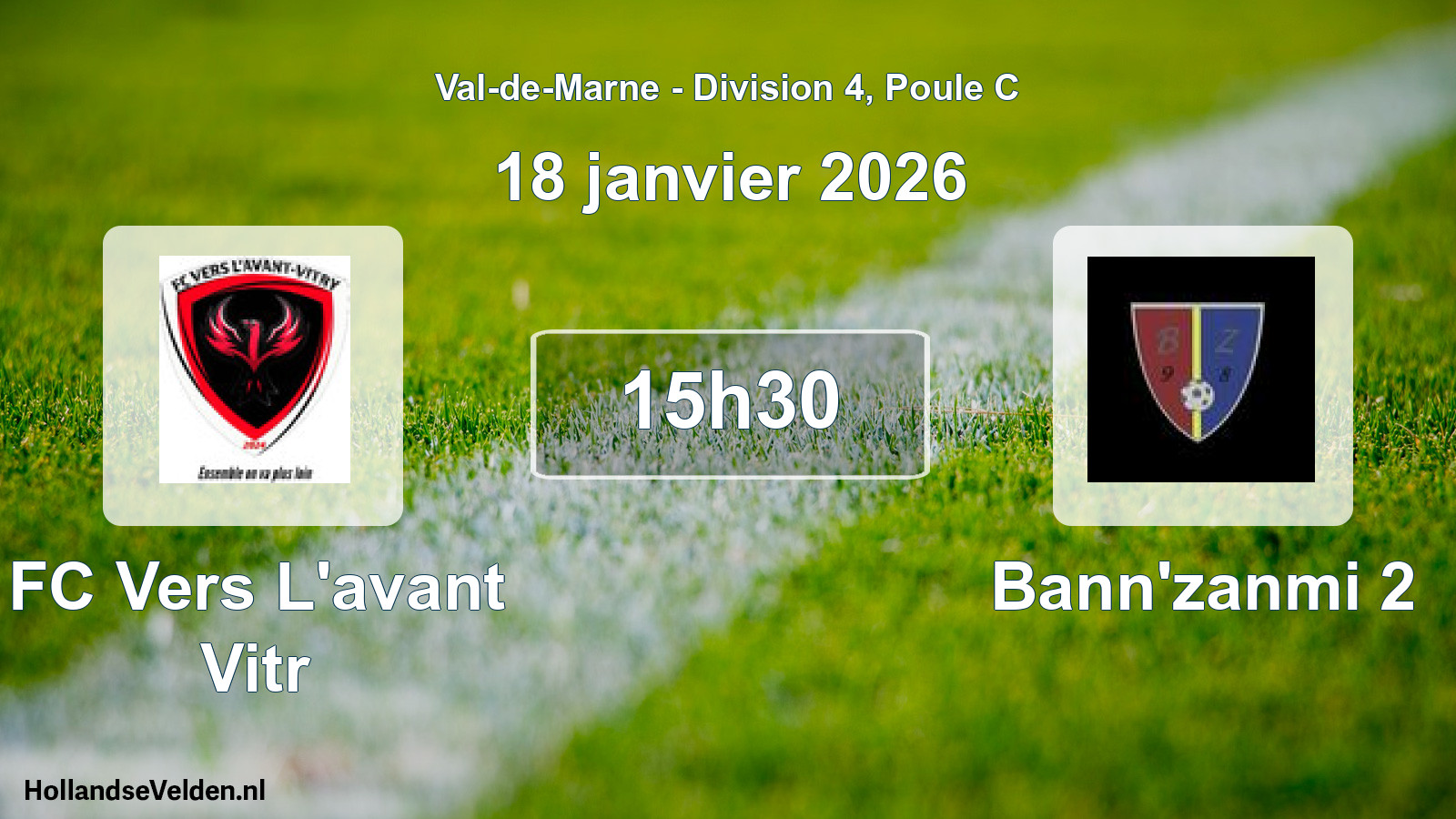 Geplande wedstrijd: FC Vers L'avant Vitr - Bann'zanmi 2 (18 januari 2026)