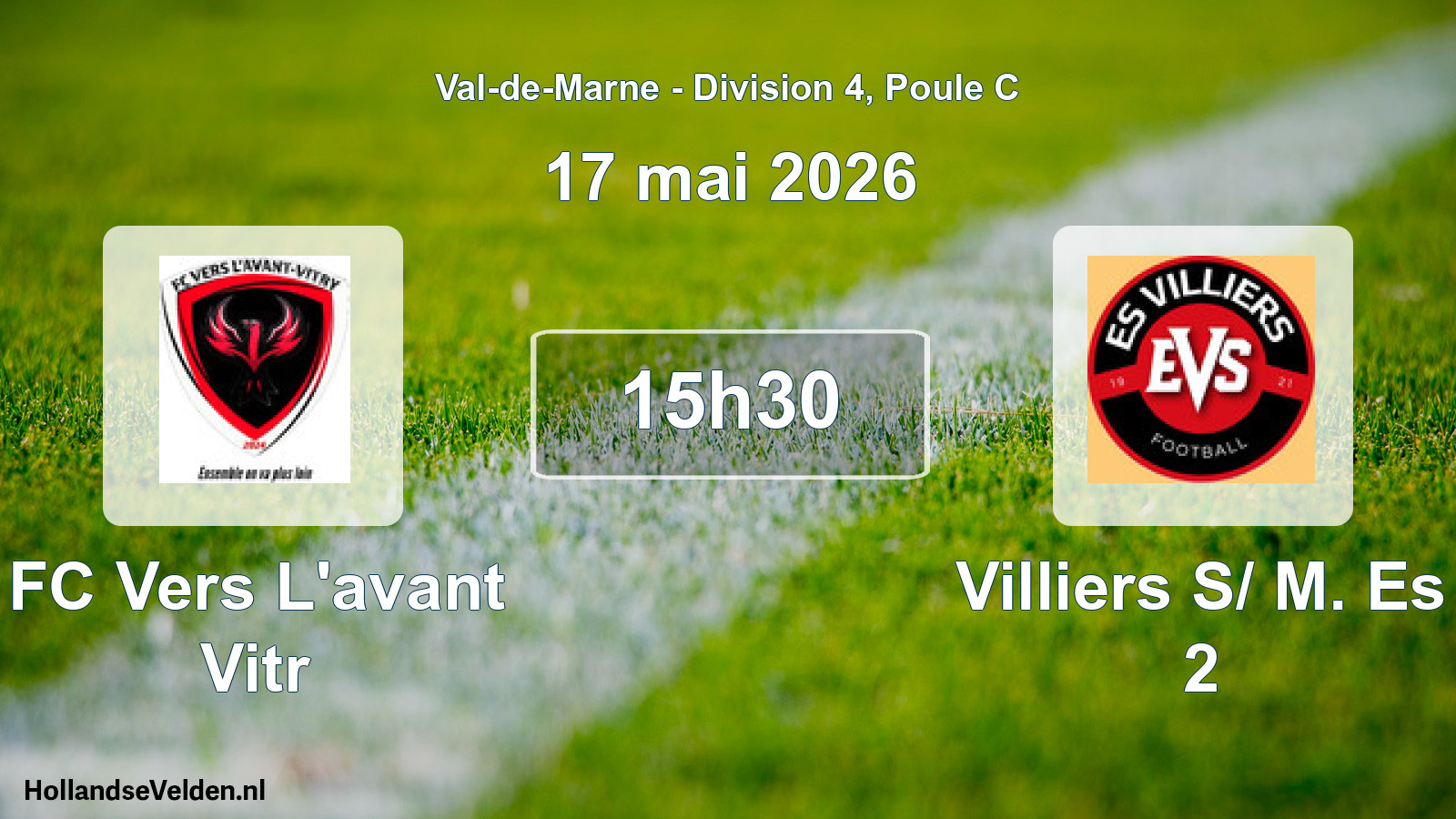 Match programmé: FC Vers L'avant Vitr - Villiers S/ M. Es 2 (17 mai 2026)