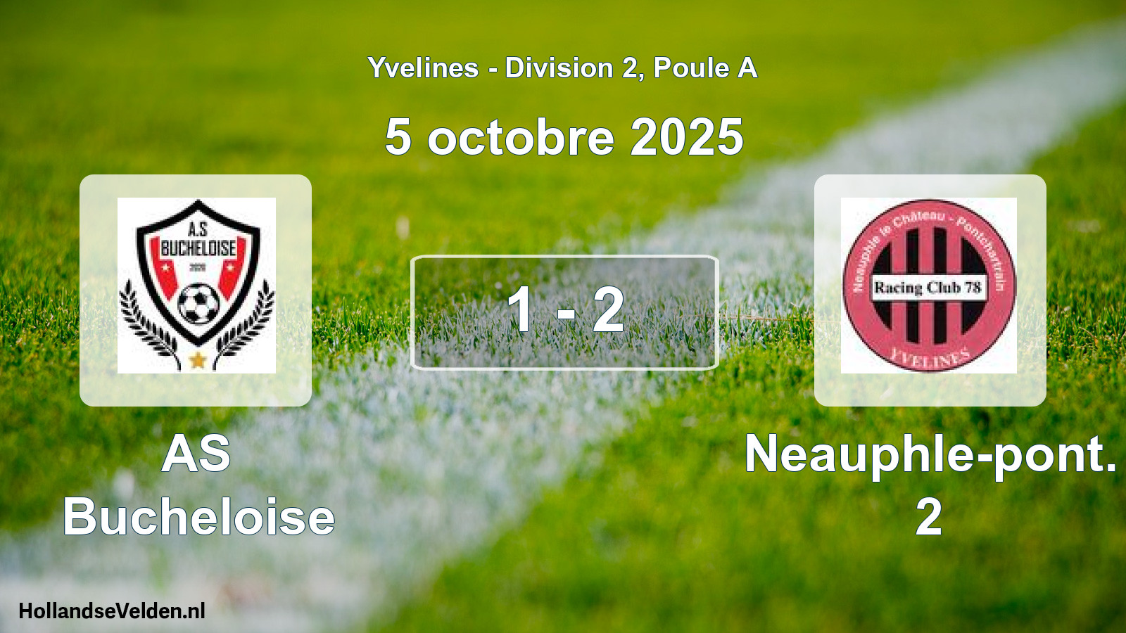 Match joué: AS Bucheloise - Neauphle-pont. 2 1 - 2 (5 octobre 2025)