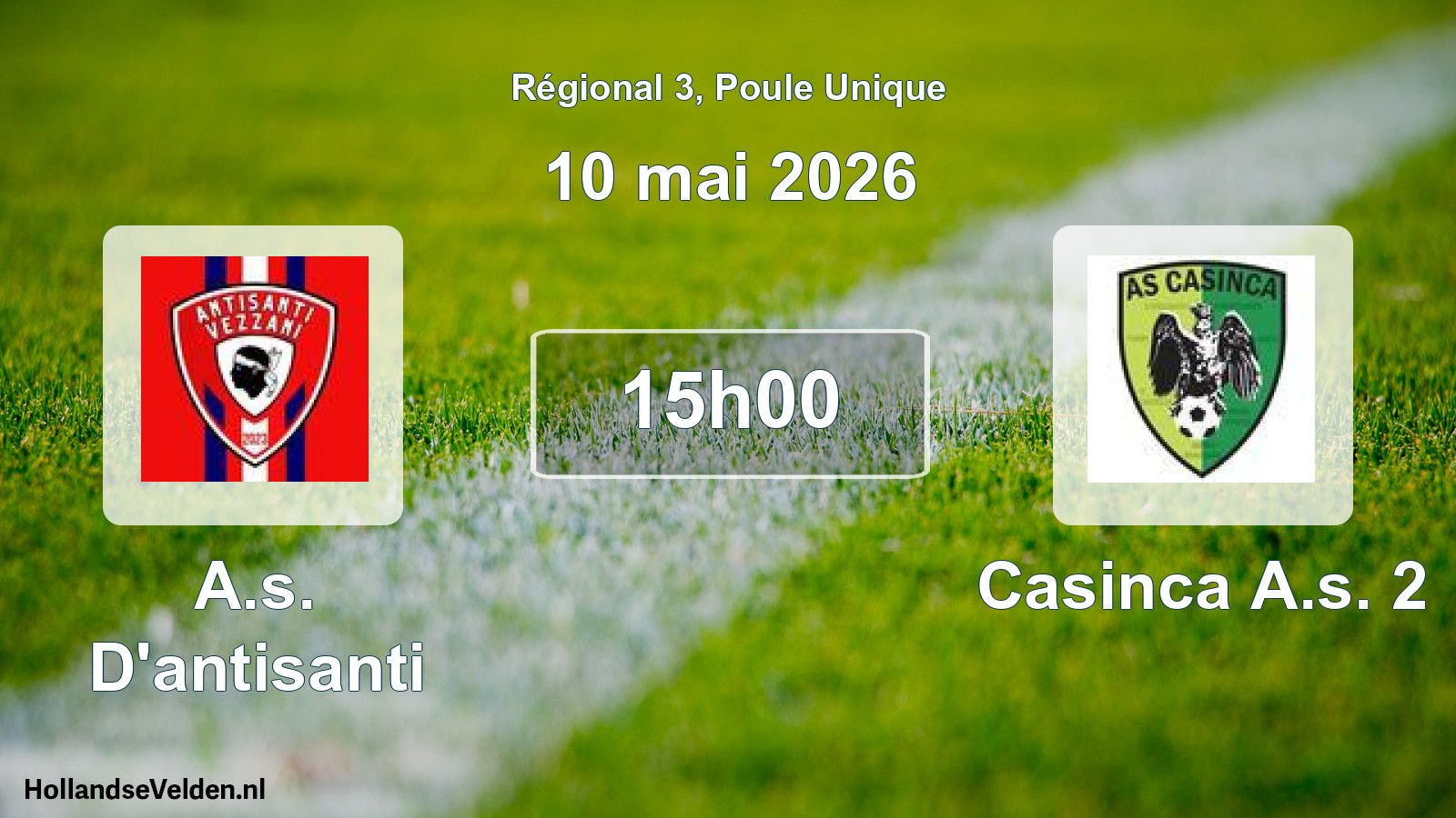 Scheduled Match: A.s. D'antisanti - Casinca A.s. 2 (10 May 2026)