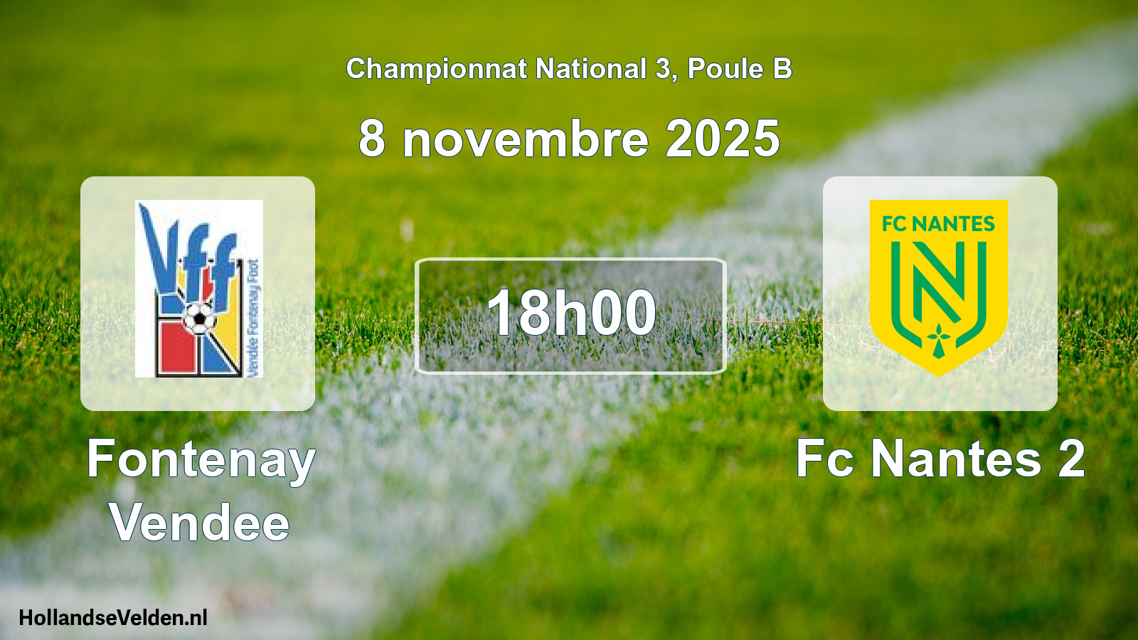 Geplande wedstrijd: Fontenay Vendee - Fc Nantes 2 (8 november 2025)