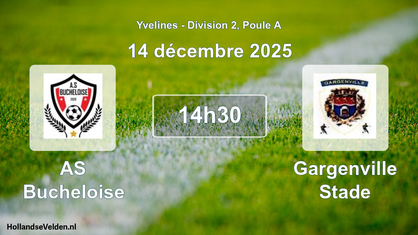 Scheduled Match: AS Bucheloise - Gargenville Stade (14 December 2025)