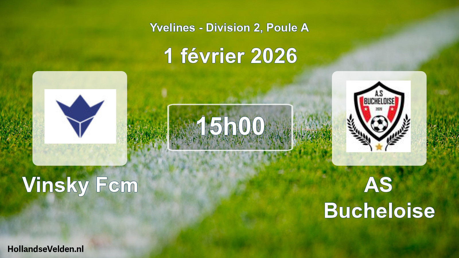 Match programmé: Vinsky Fcm - AS Bucheloise (1 février 2026)