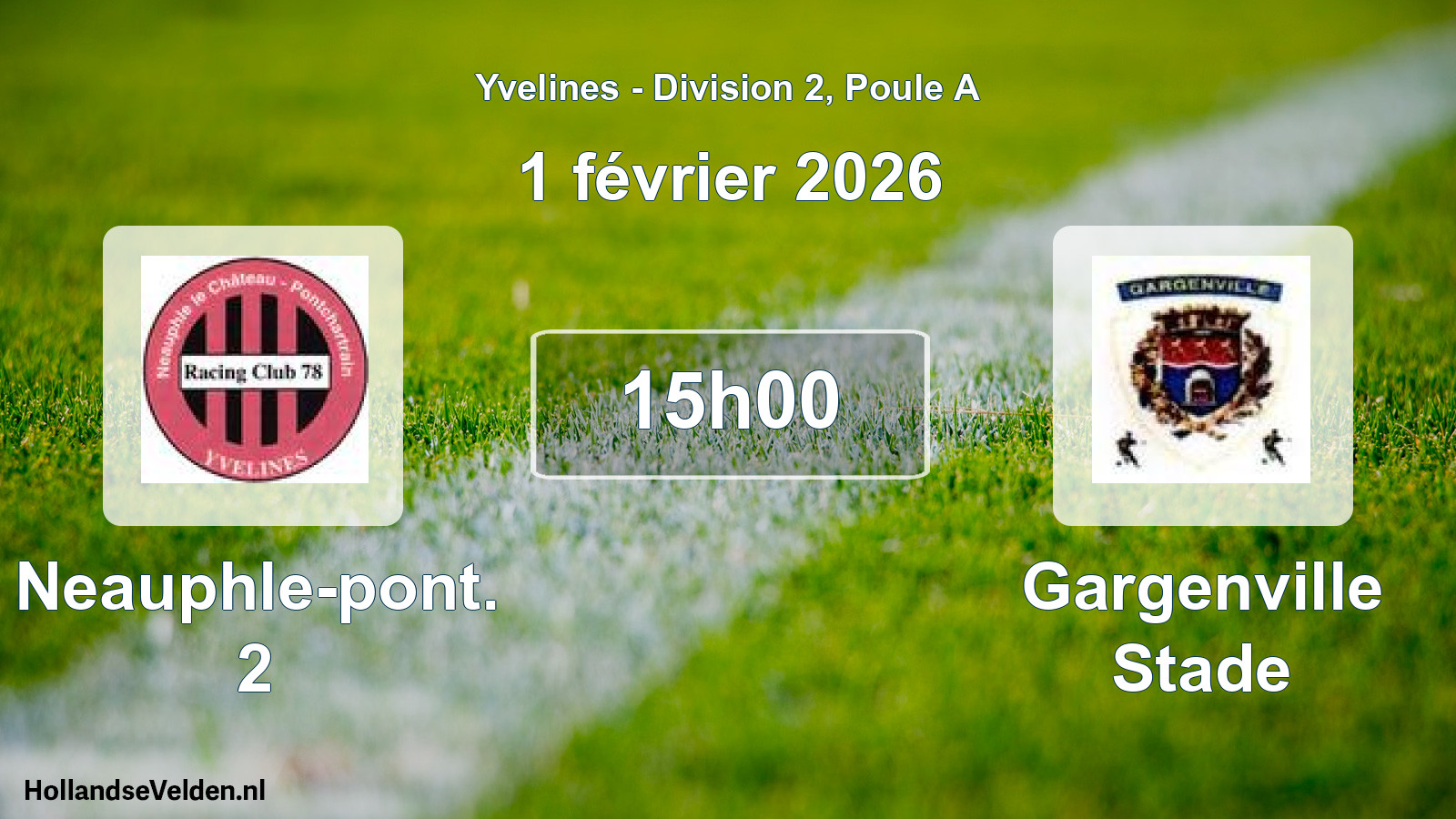 Scheduled Match: Neauphle-pont. 2 - Gargenville Stade (1 February 2026)