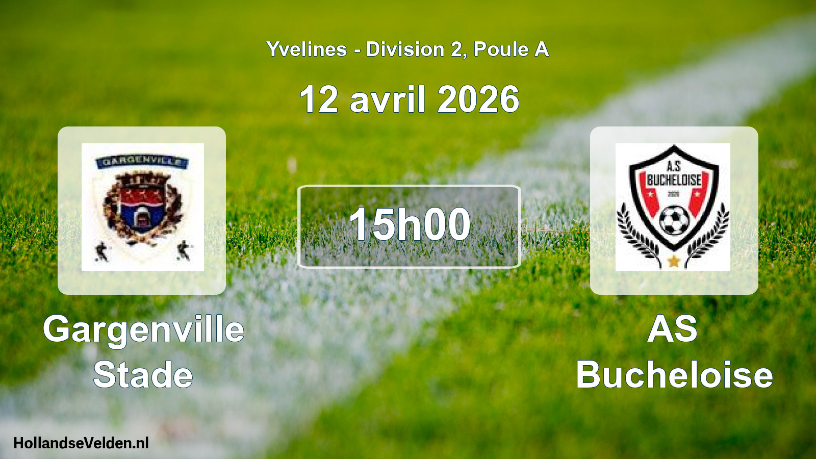 Scheduled Match: Gargenville Stade - AS Bucheloise (12 April 2026)