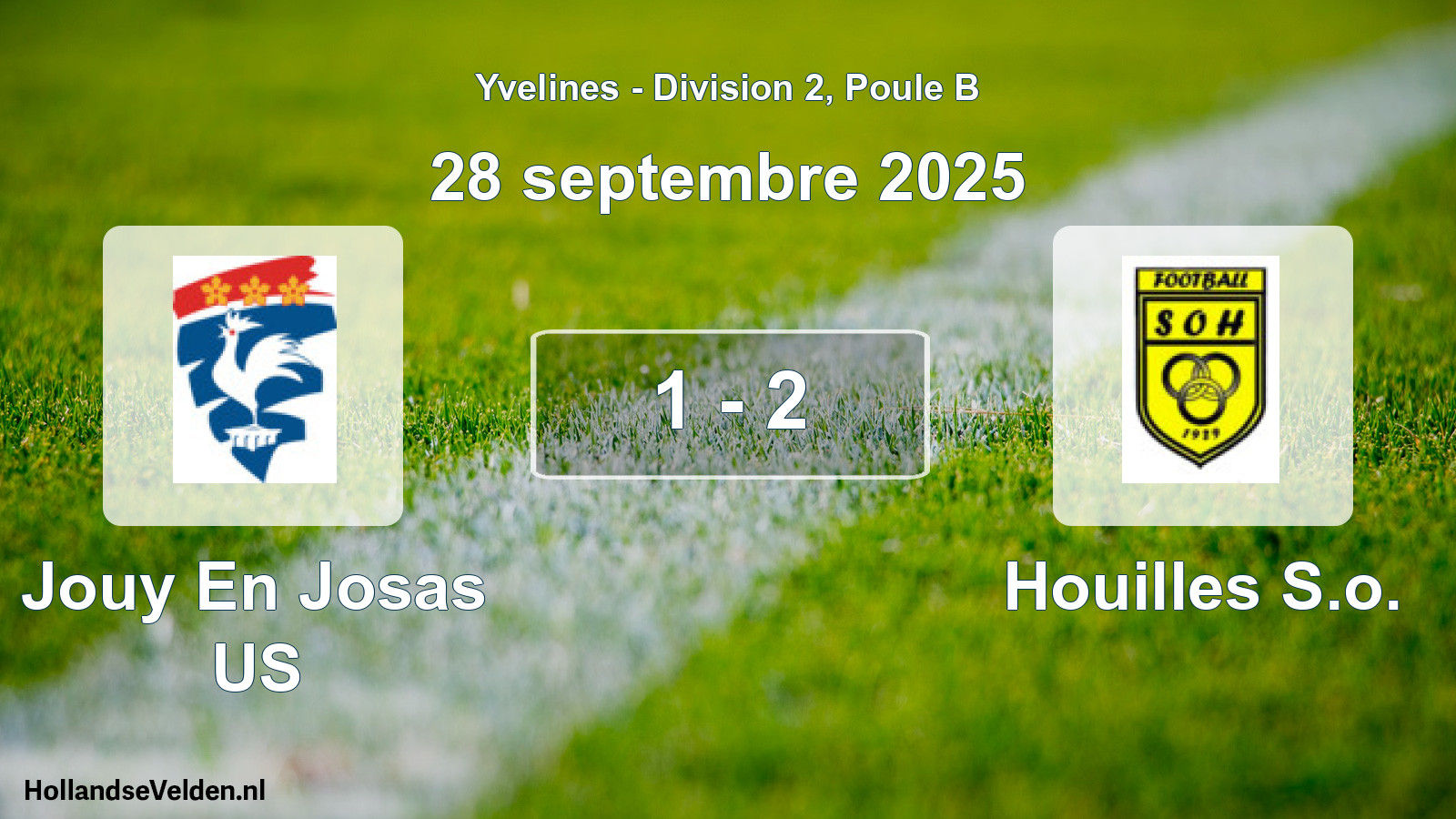 Total number of matches played: Jouy En Josas US - Houilles S.o. 1 - 2 (28 September 2025)