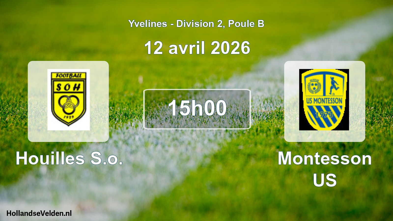 Scheduled Match: Houilles S.o. - Montesson US (12 April 2026)