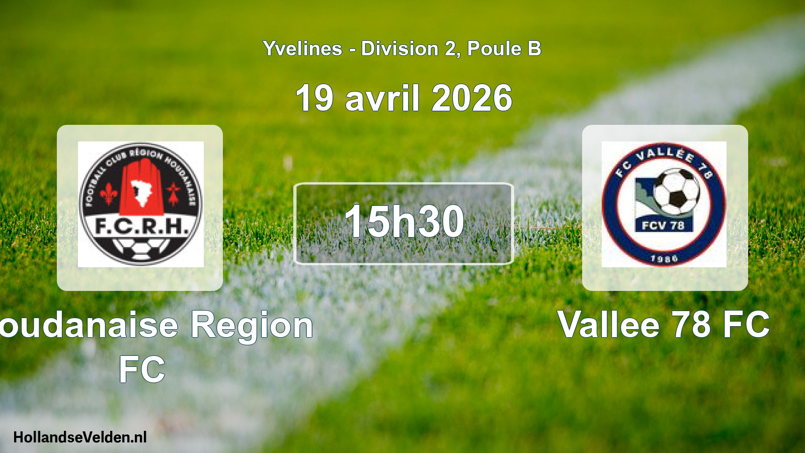 Geplande wedstrijd: Houdanaise Region FC - Vallee 78 FC (19 april 2026)