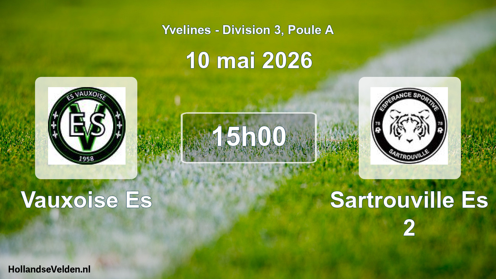 Scheduled Match: Vauxoise Es - Sartrouville Es 2 (10 May 2026)
