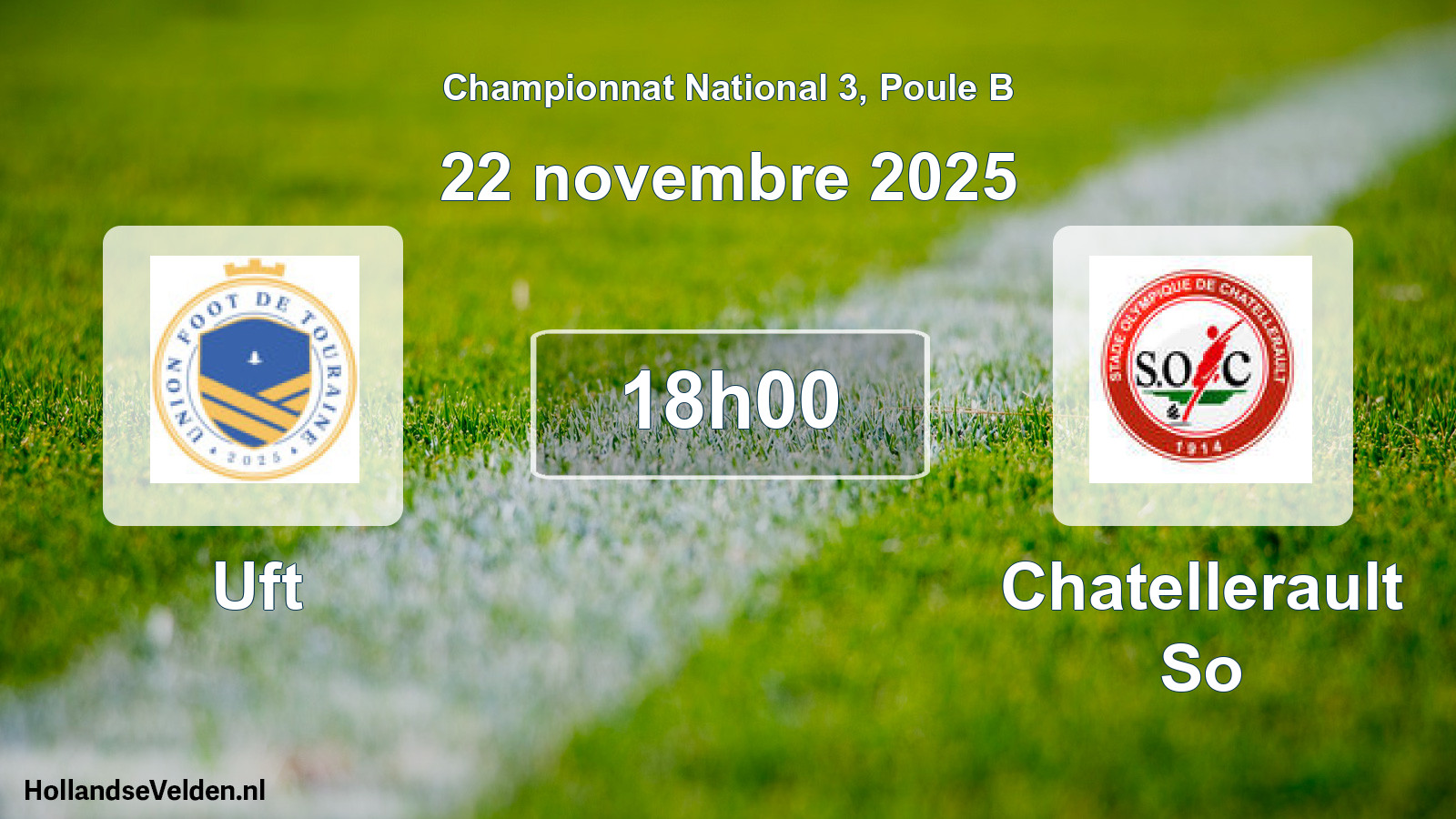 Scheduled Match: Uft - Chatellerault So (22 November 2025)