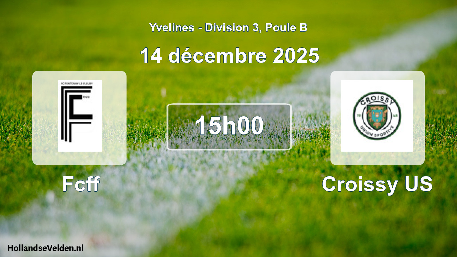 Geplande wedstrijd: Fcff - Croissy US (14 december 2025)