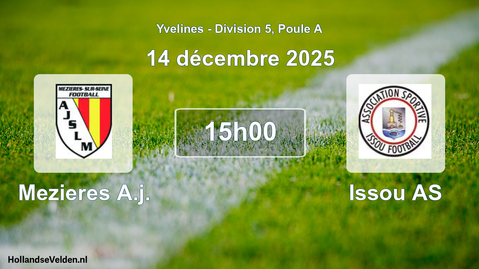 Scheduled Match: Mezieres A.j. - Issou AS (14 December 2025)
