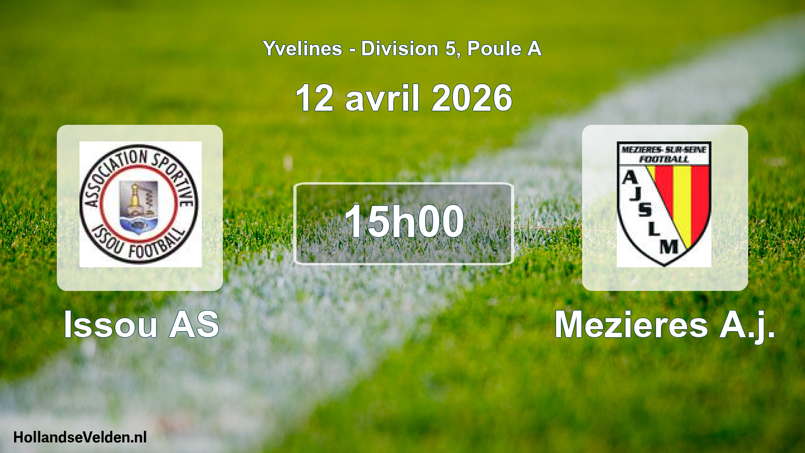 Scheduled Match: Issou AS - Mezieres A.j. (12 April 2026)