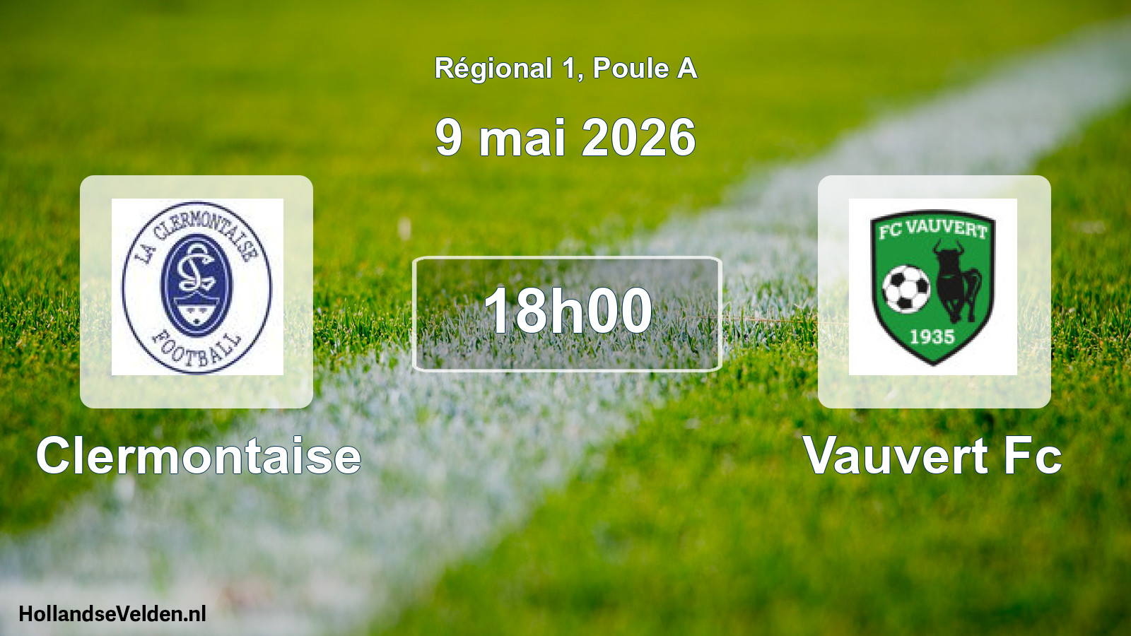 Geplande wedstrijd: Clermontaise - Vauvert Fc (9 mai 2026)