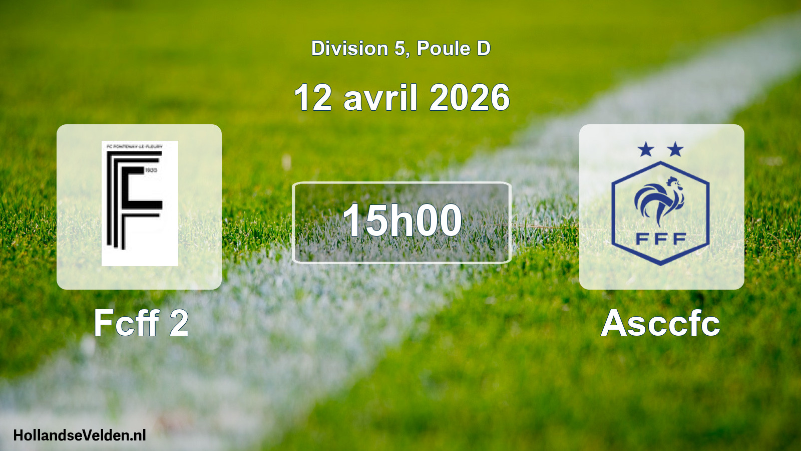 Scheduled Match: Fcff 2 - Asccfc (12 April 2026)