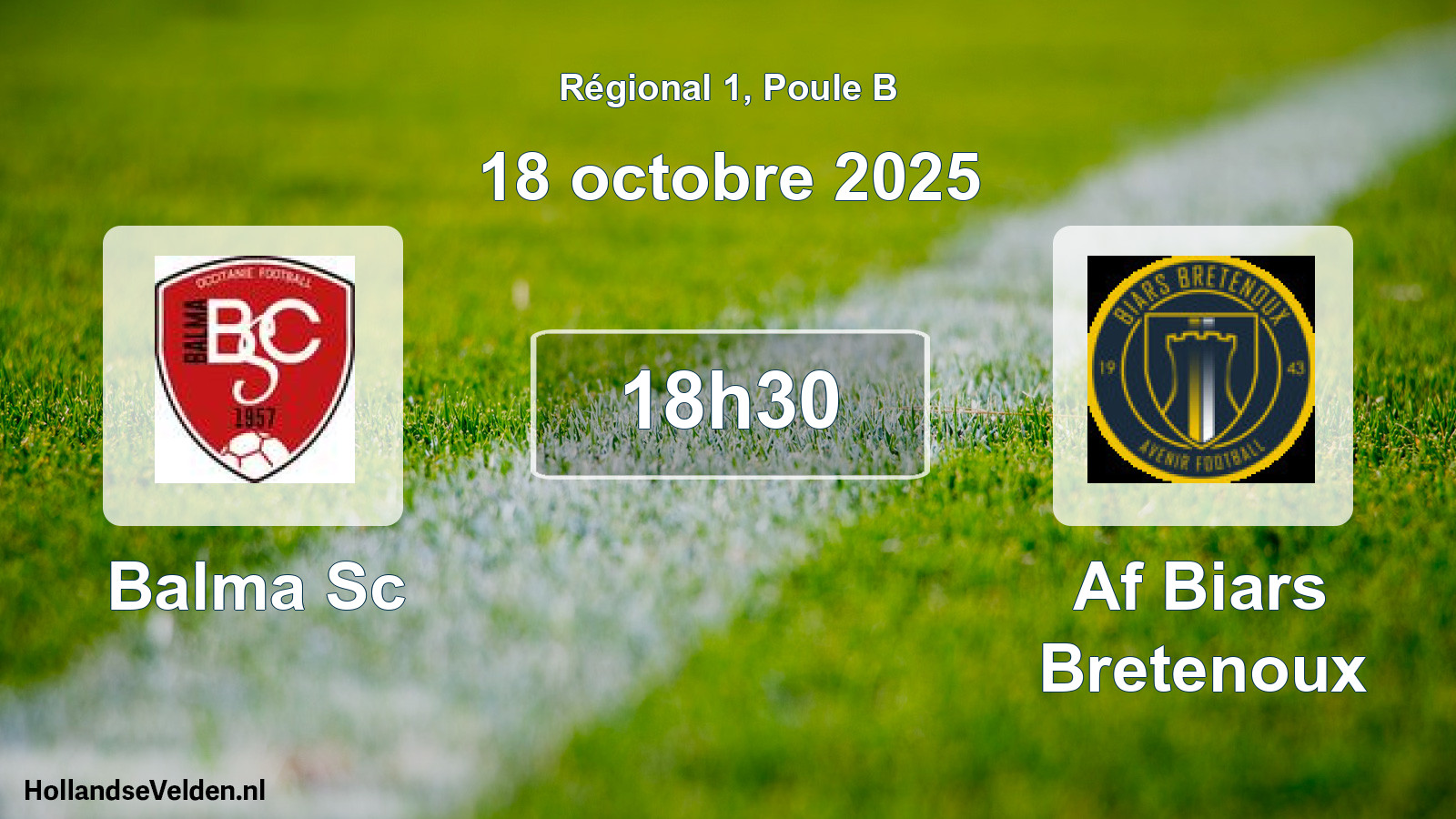 Scheduled Match: Balma Sc - Af Biars Bretenoux (18 October 2025)