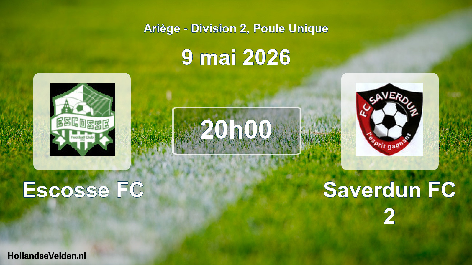 Scheduled Match: Escosse FC - Saverdun FC 2 (9 May 2026)