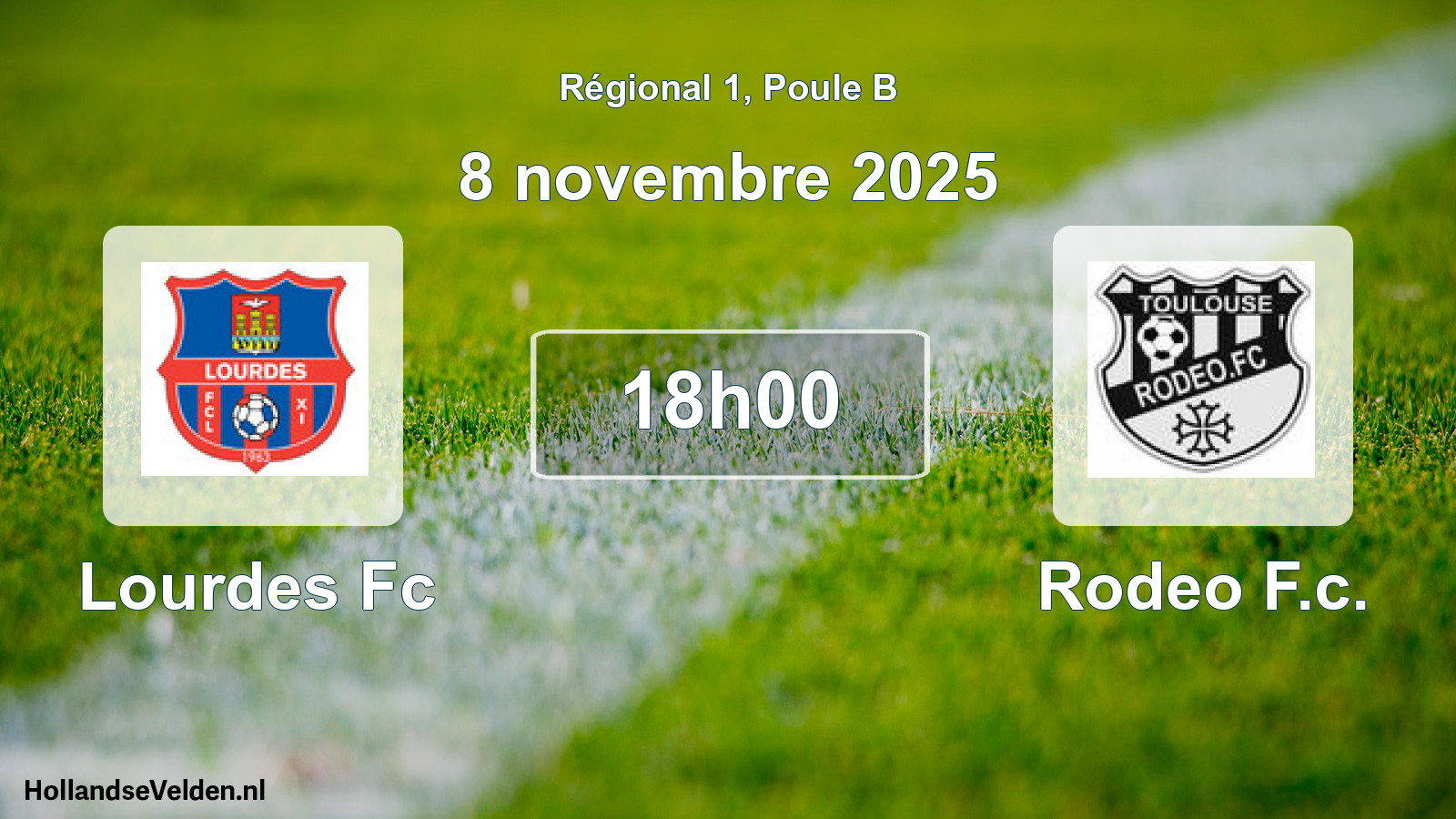 Scheduled Match: Lourdes Fc - Rodeo F.c. (8 November 2025)