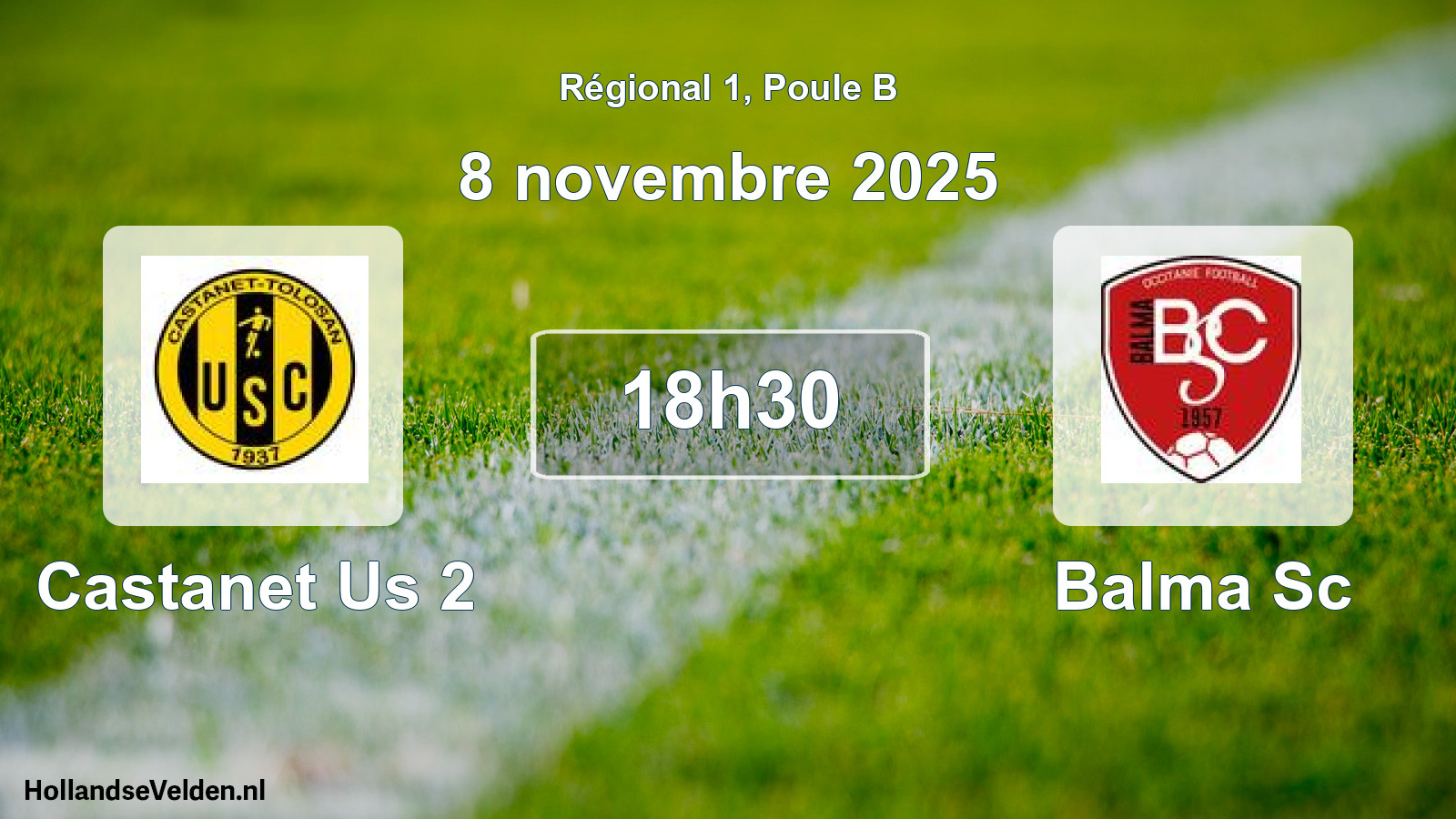 Scheduled Match: Castanet Us 2 - Balma Sc (8 November 2025)