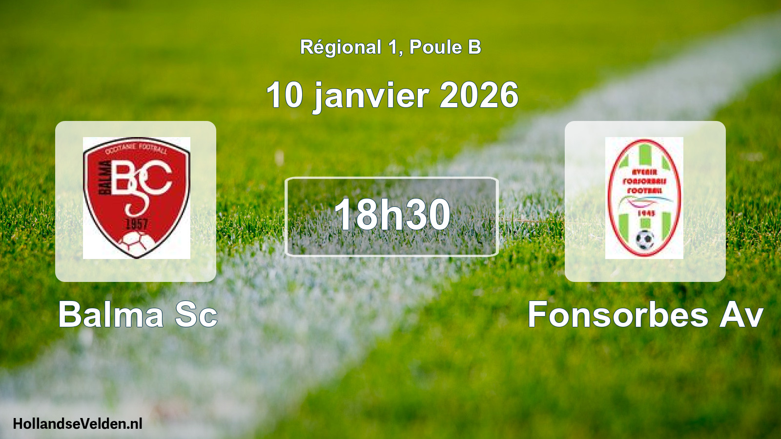 Scheduled Match: Balma Sc - Fonsorbes Av (10 January 2026)