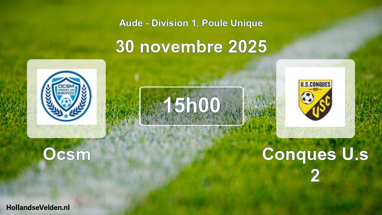Scheduled Match: Ocsm - Conques U.s 2 (30 November 2025)
