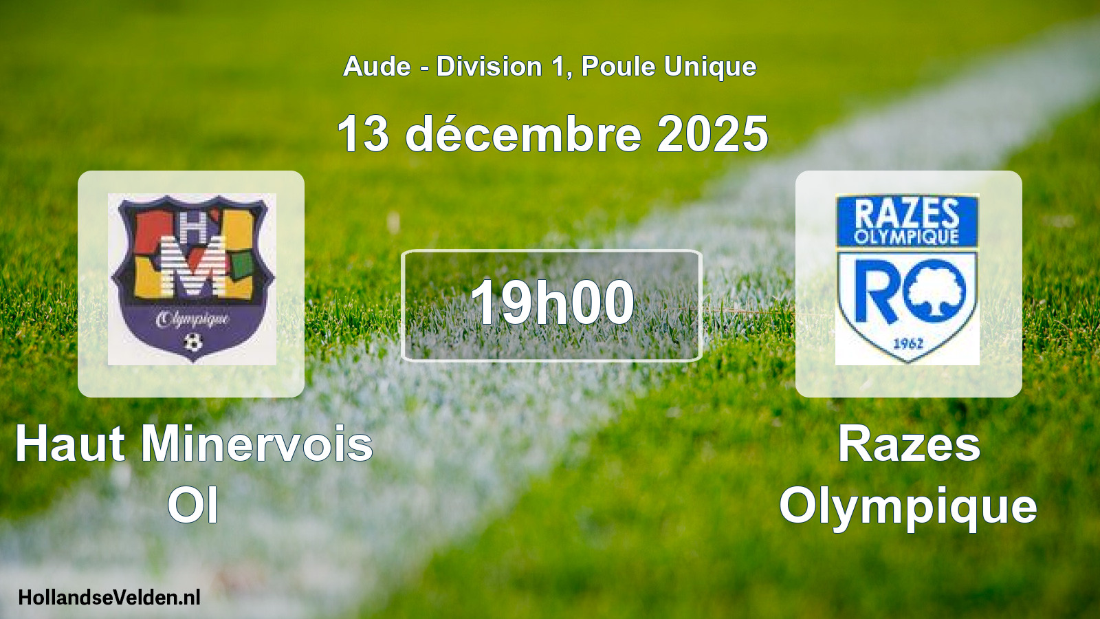 Geplande wedstrijd: Haut Minervois Ol - Razes Olympique (13 december 2025)