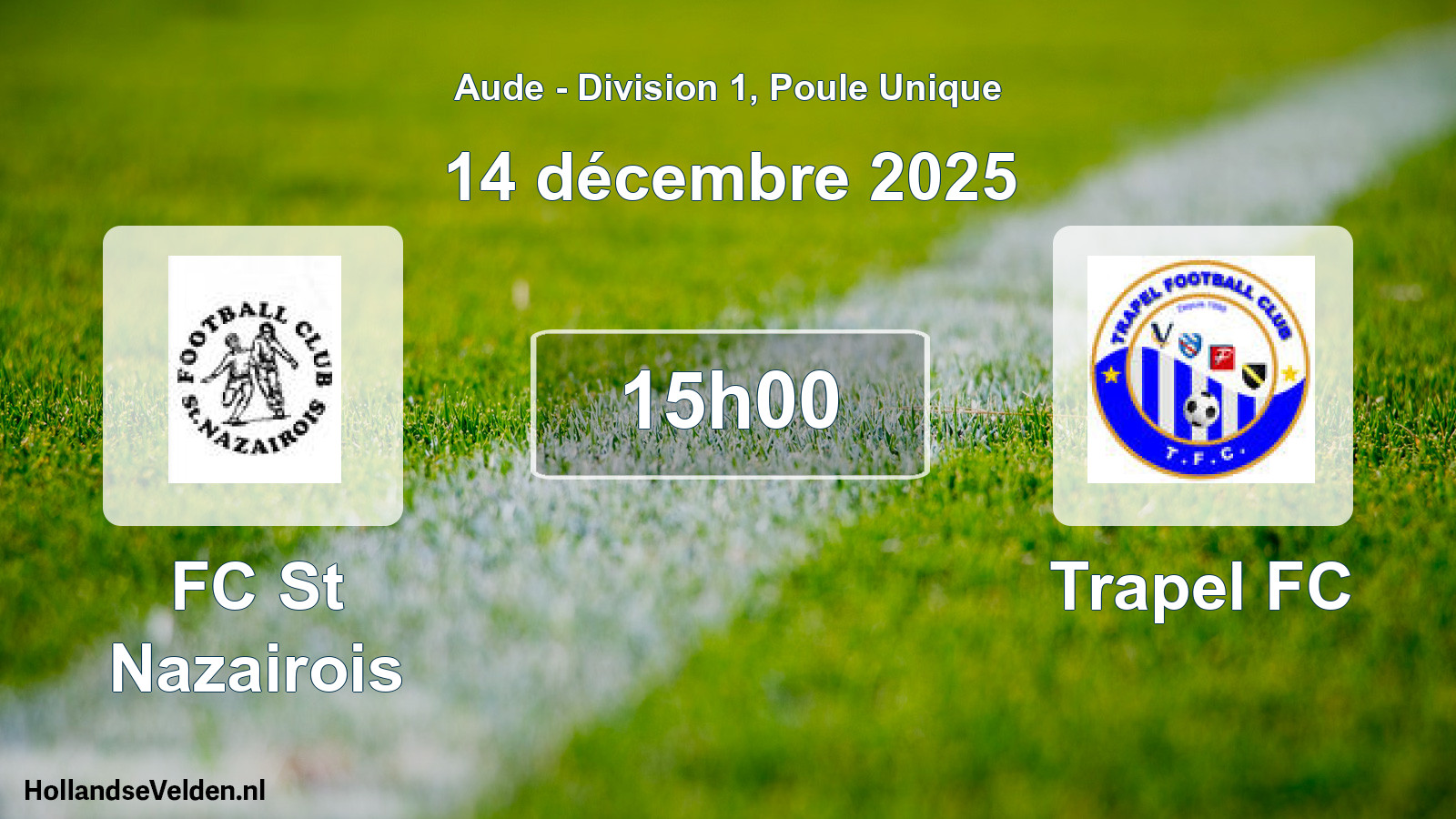 Scheduled Match: FC St Nazairois - Trapel FC (14 December 2025)