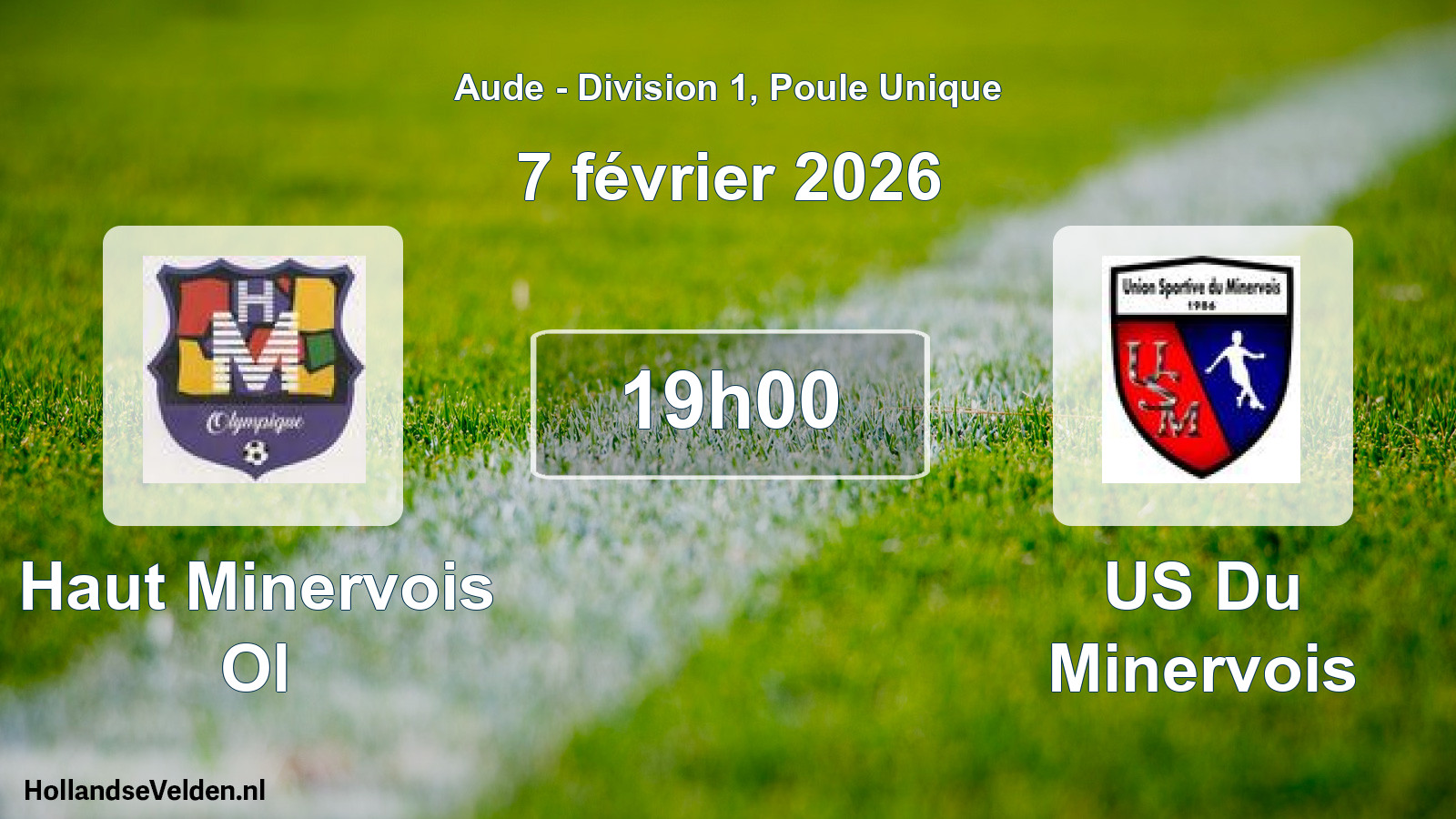 Match programmé: Haut Minervois Ol - US Du Minervois (7 février 2026)