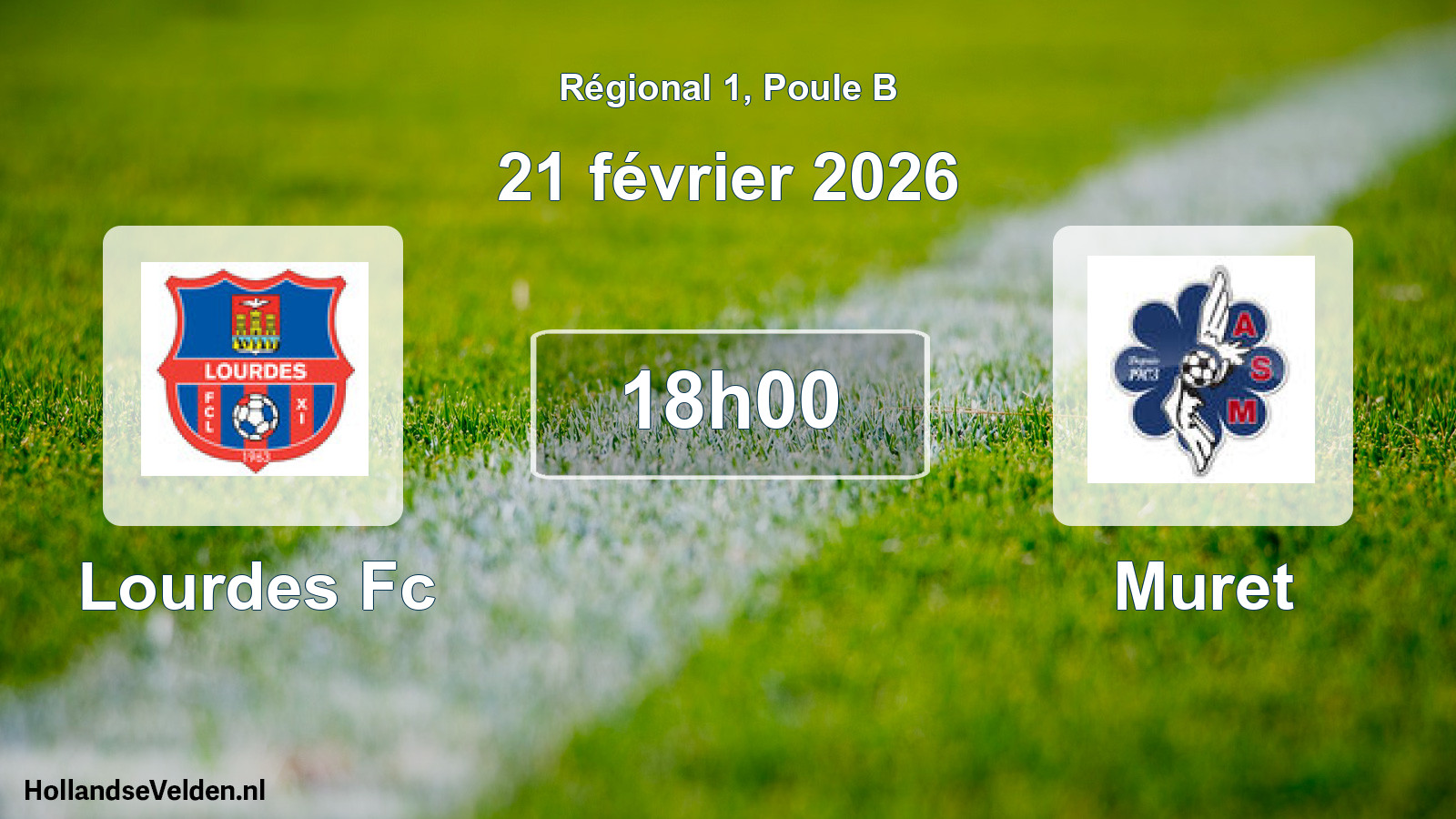 Geplande wedstrijd: Lourdes Fc - Muret (21 februari 2026)