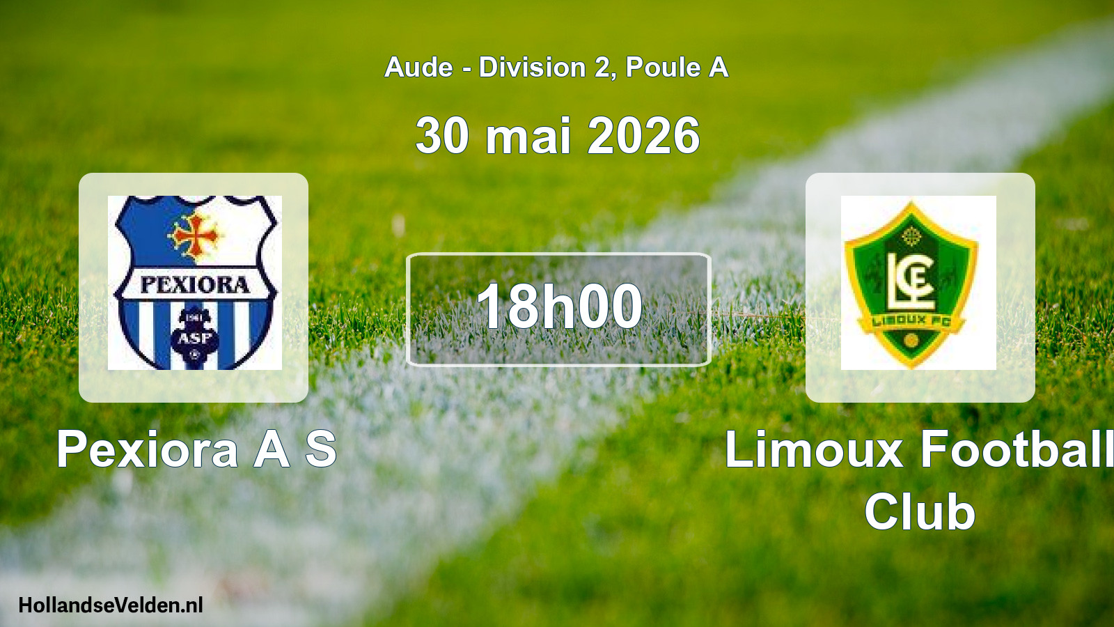 Scheduled Match: Pexiora A S - Limoux Football Club (30 May 2026)