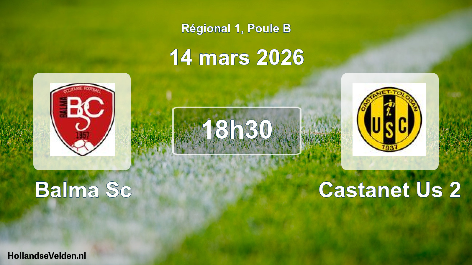 Scheduled Match: Balma Sc - Castanet Us 2 (14 March 2026)