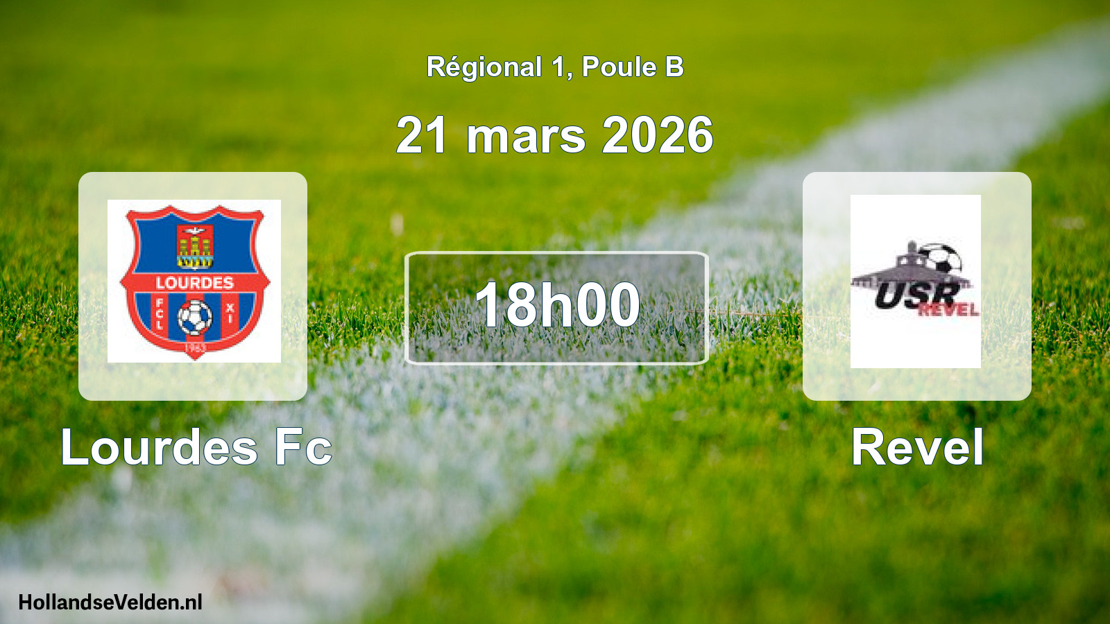 Scheduled Match: Lourdes Fc - Revel (21 March 2026)