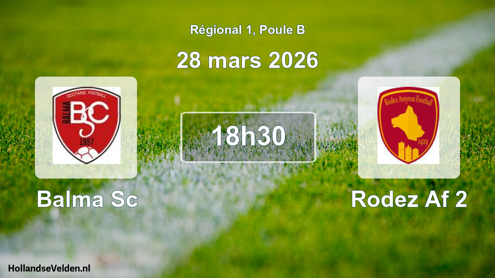 Geplande wedstrijd: Balma Sc - Rodez Af 2 (28 mars 2026)