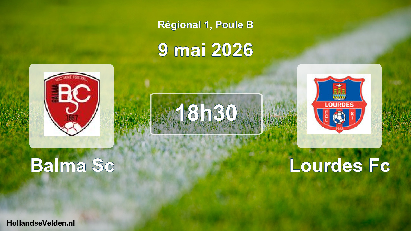 Geplande wedstrijd: Balma Sc - Lourdes Fc (9 mai 2026)
