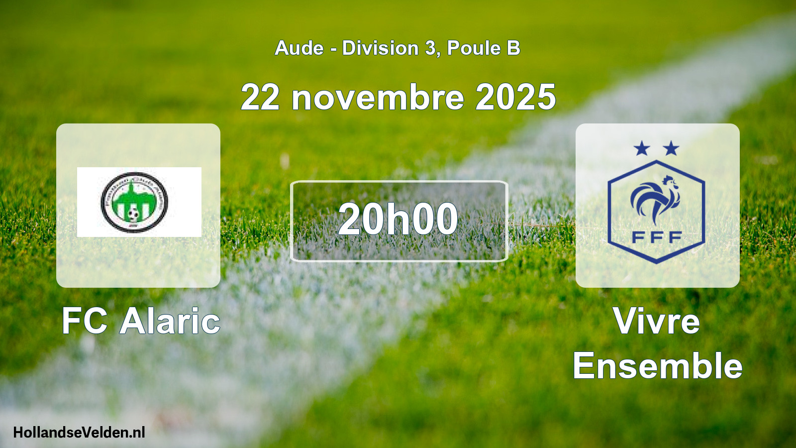 Scheduled Match: FC Alaric - Vivre Ensemble (22 November 2025)