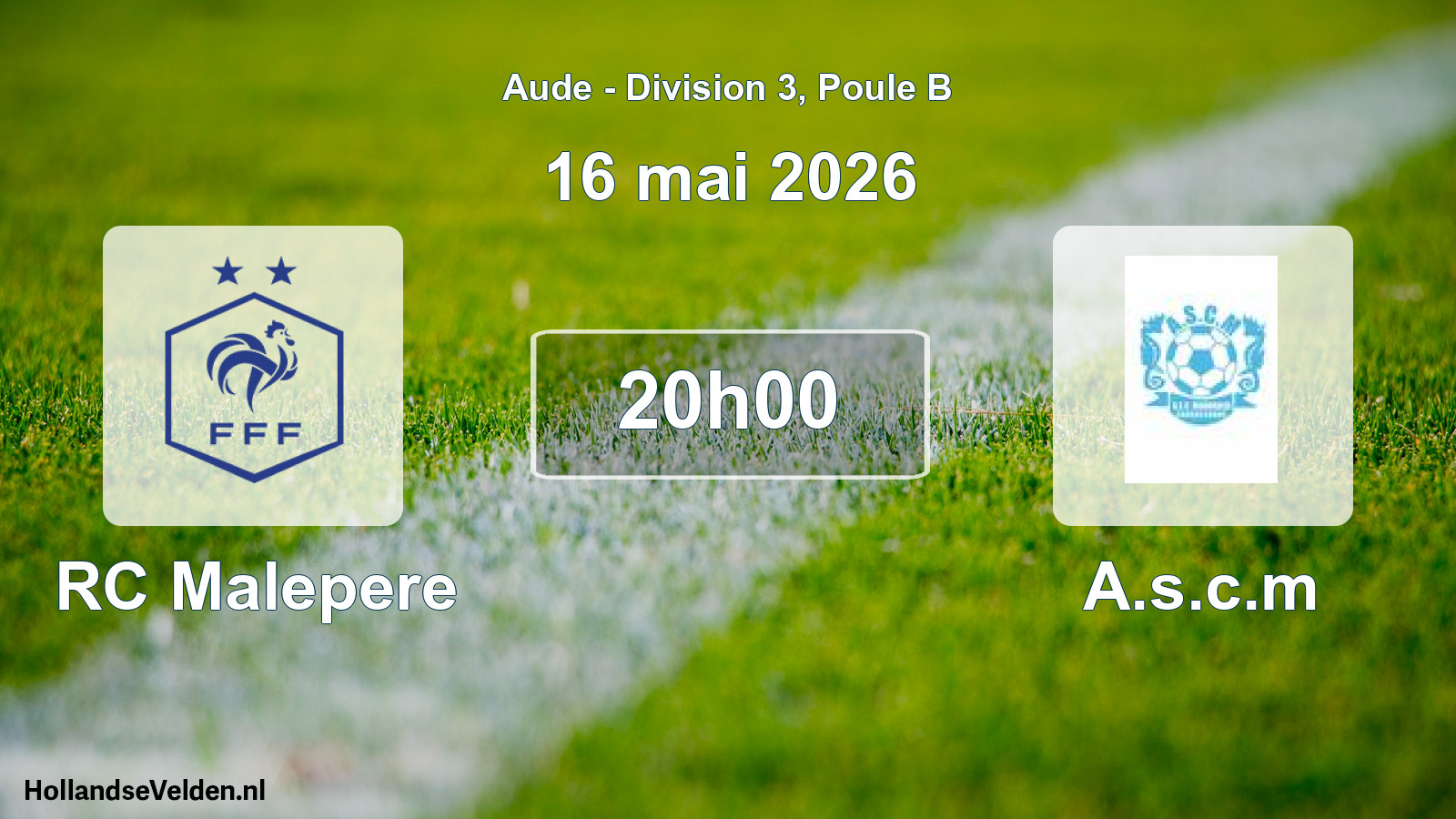 Scheduled Match: RC Malepere - A.s.c.m (16 May 2026)