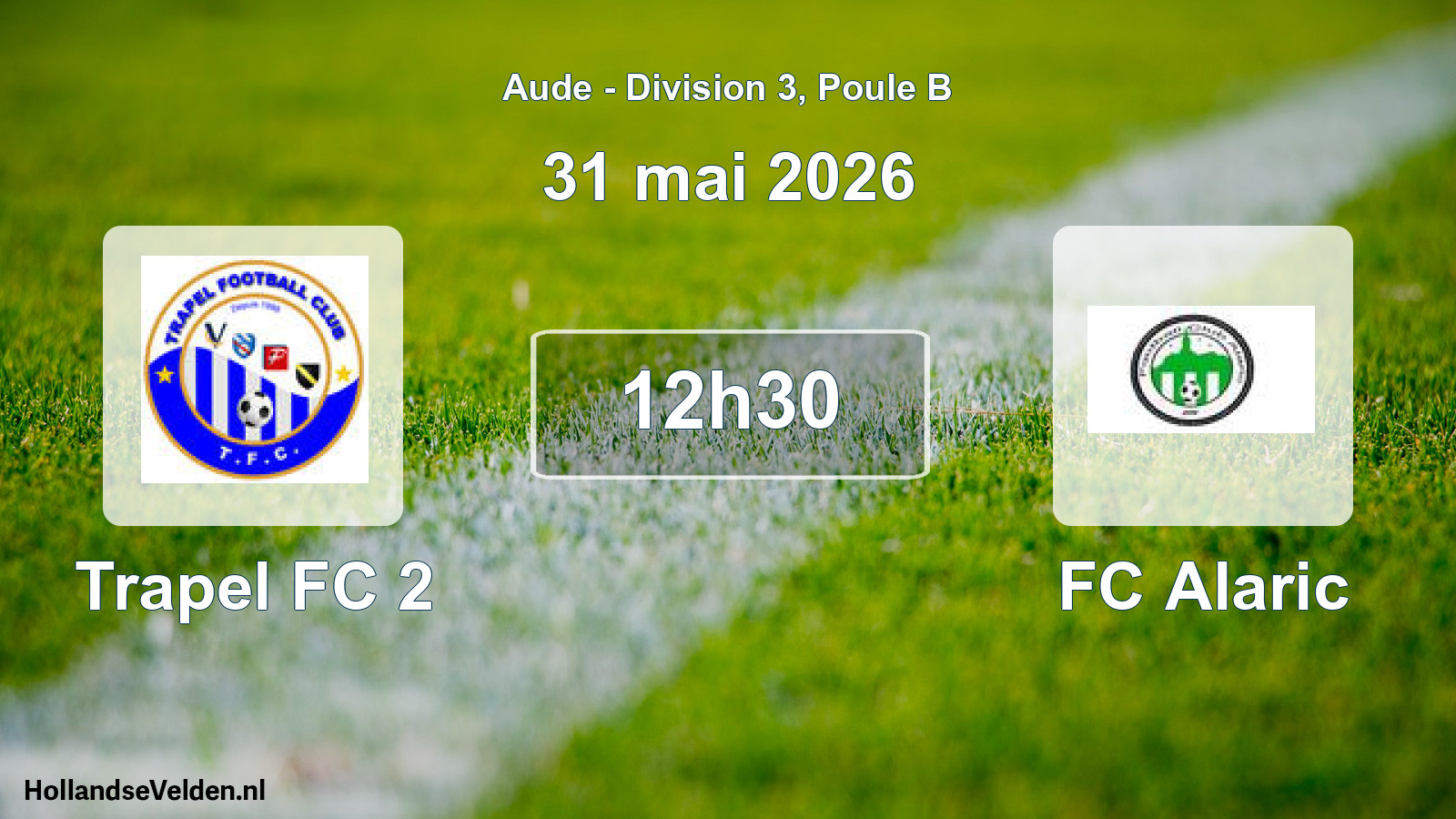 Scheduled Match: Trapel FC 2 - FC Alaric (31 May 2026)