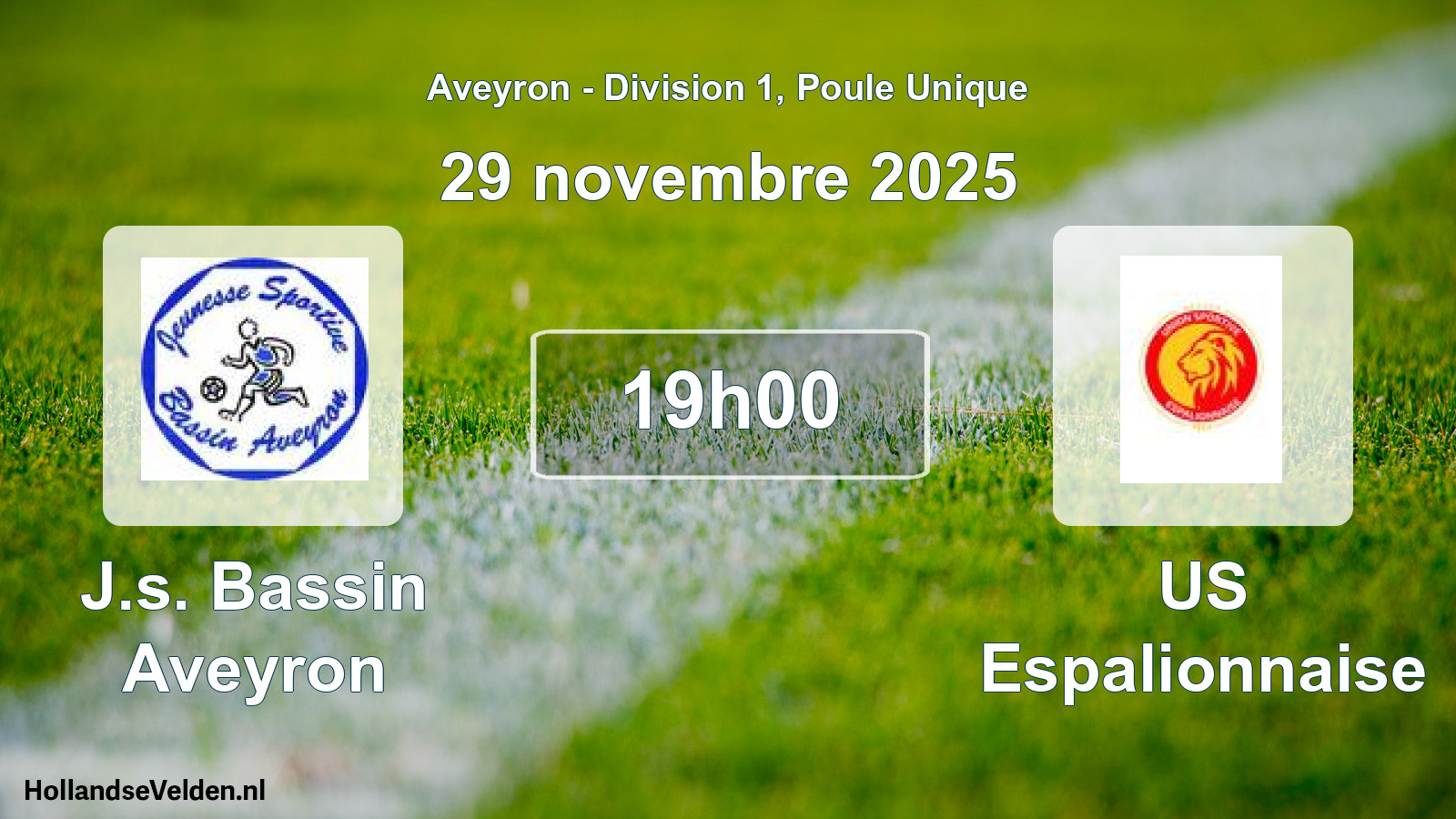 Scheduled Match: J.s. Bassin Aveyron - US Espalionnaise (29 November 2025)
