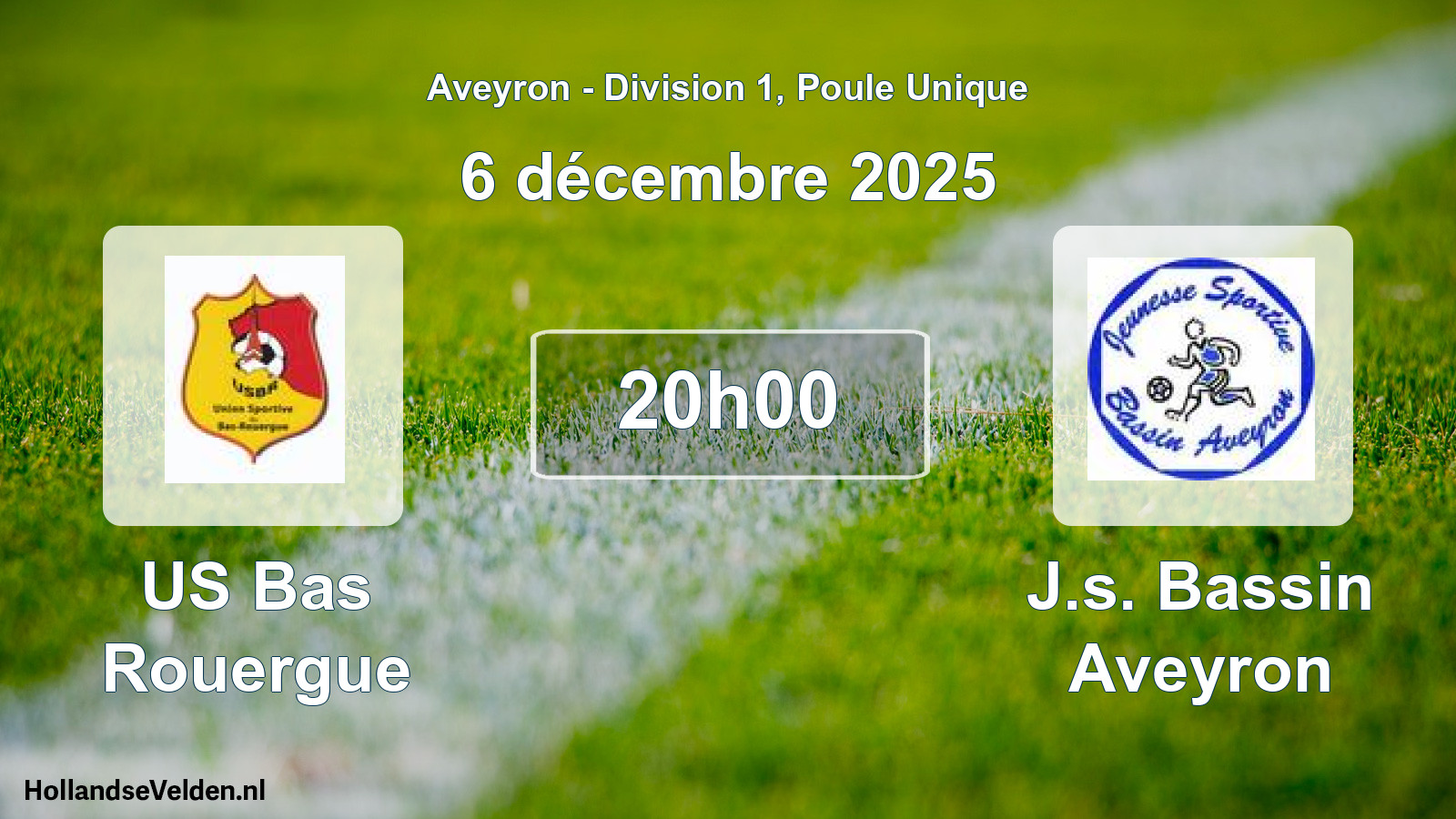 Scheduled Match: US Bas Rouergue - J.s. Bassin Aveyron (6 December 2025)