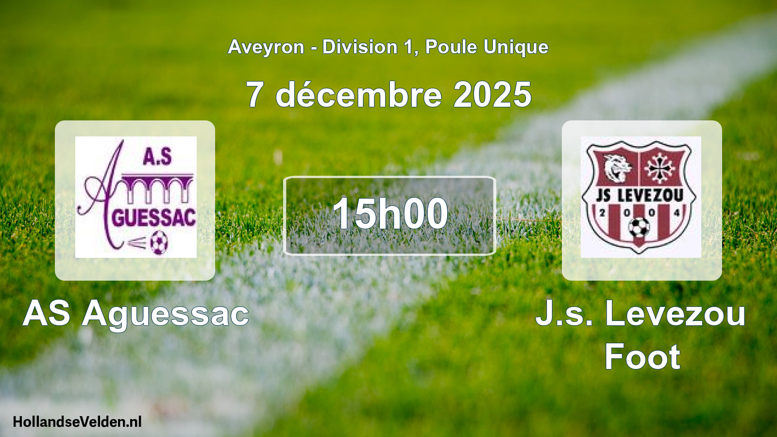 Scheduled Match: AS Aguessac - J.s. Levezou Foot (7 December 2025)