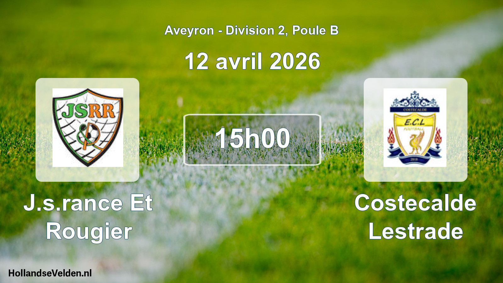 Scheduled Match: J.s.rance Et Rougier - Costecalde Lestrade (12 April 2026)