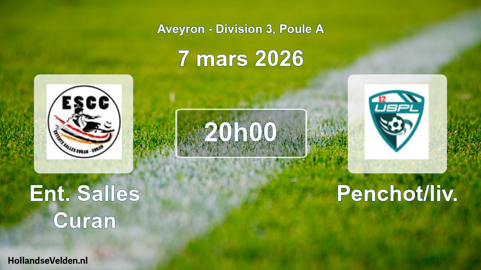 Match programmé: Ent. Salles Curan - Penchot/liv. (7 mars 2026)