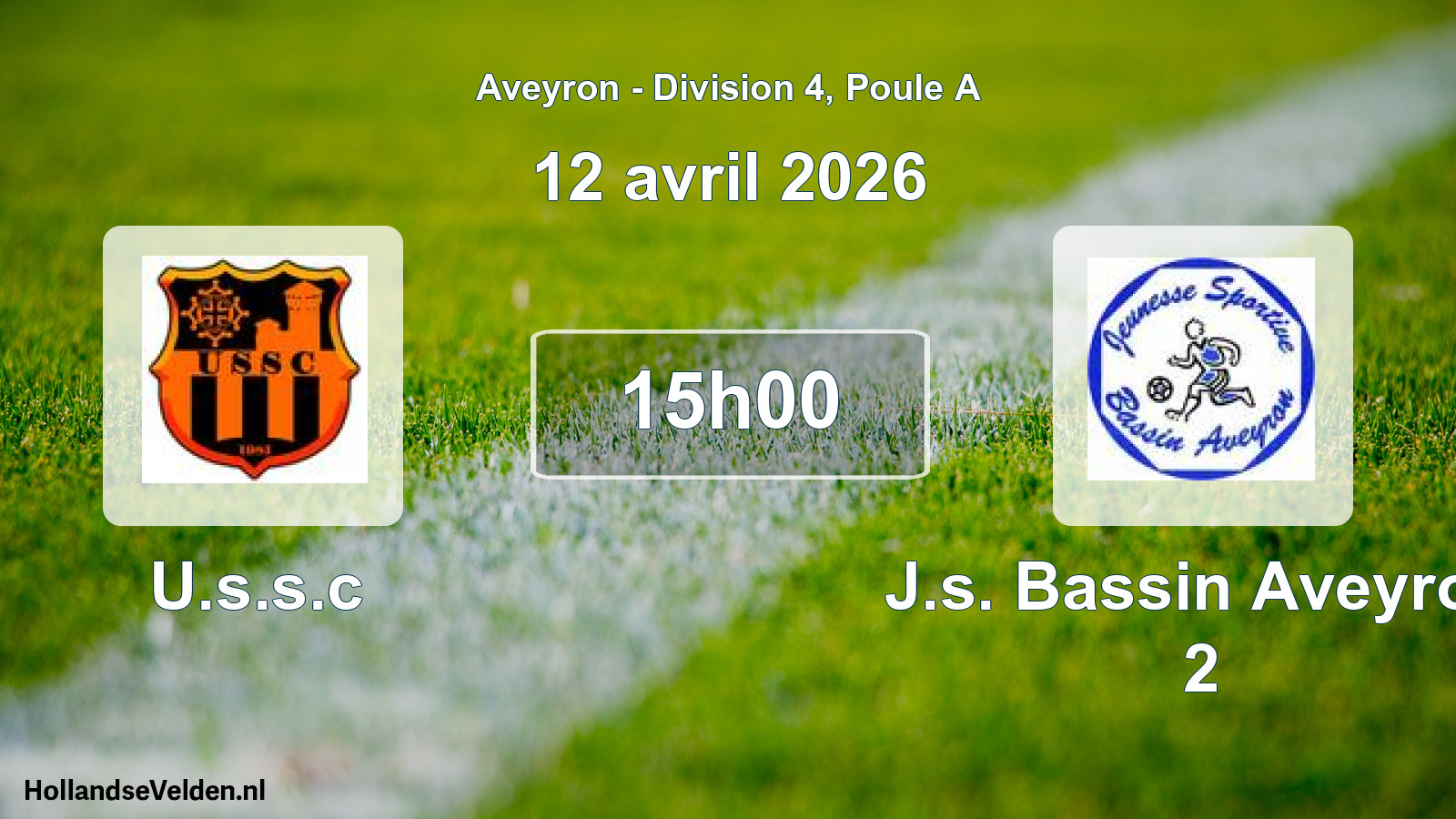 Scheduled Match: U.s.s.c - J.s. Bassin Aveyron 2 (12 April 2026)