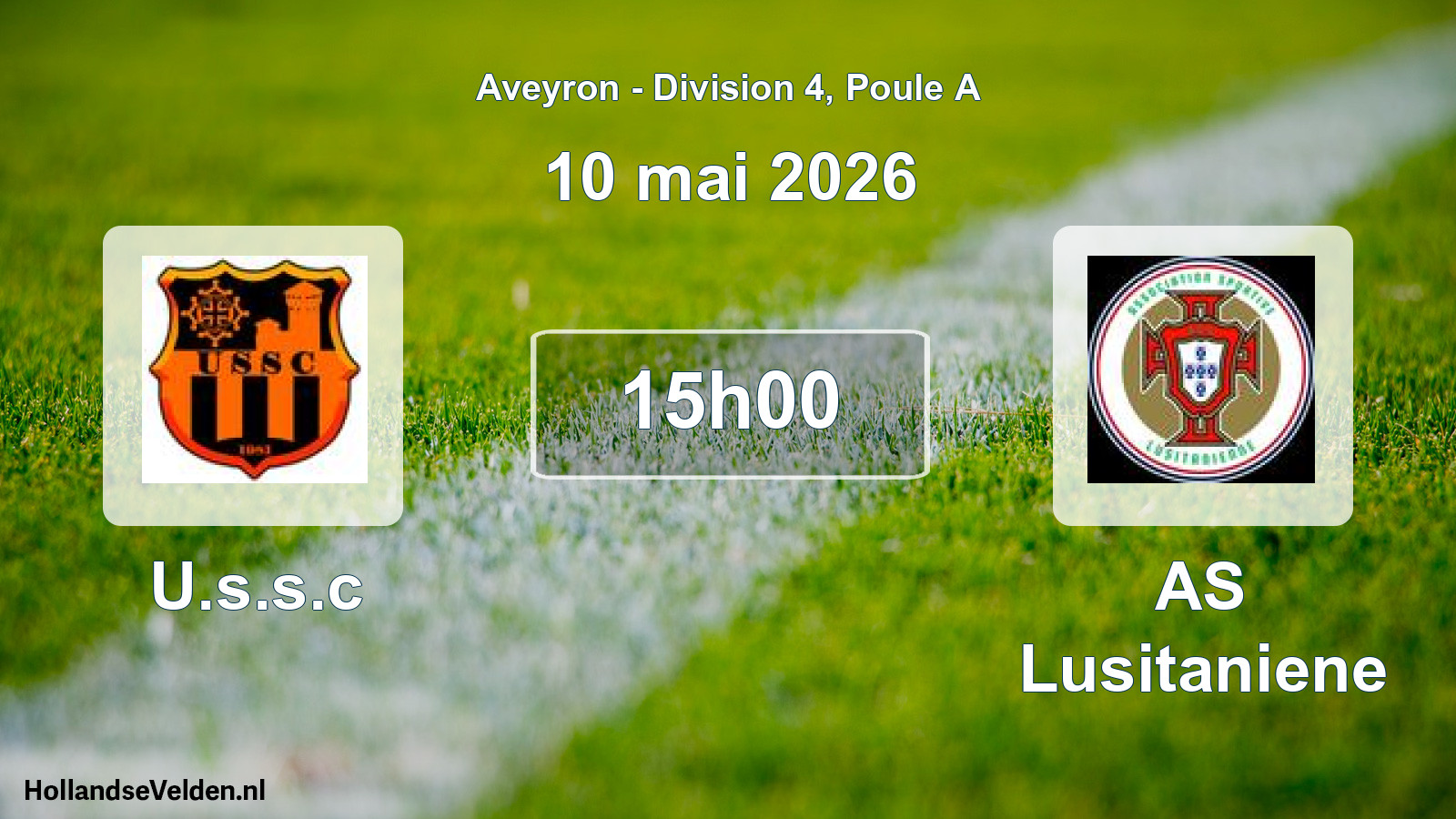 Match programmé: U.s.s.c - AS Lusitaniene (10 mai 2026)