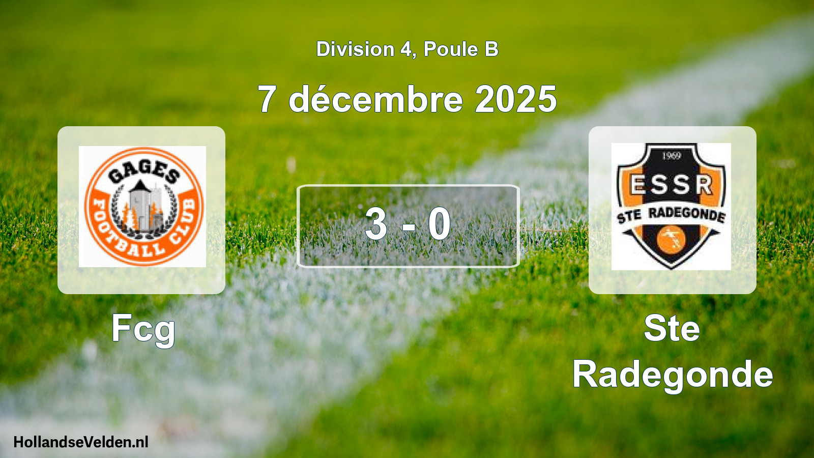 Total number of matches played: Fcg - Ste Radegonde 3 - 0 (7 December 2025)